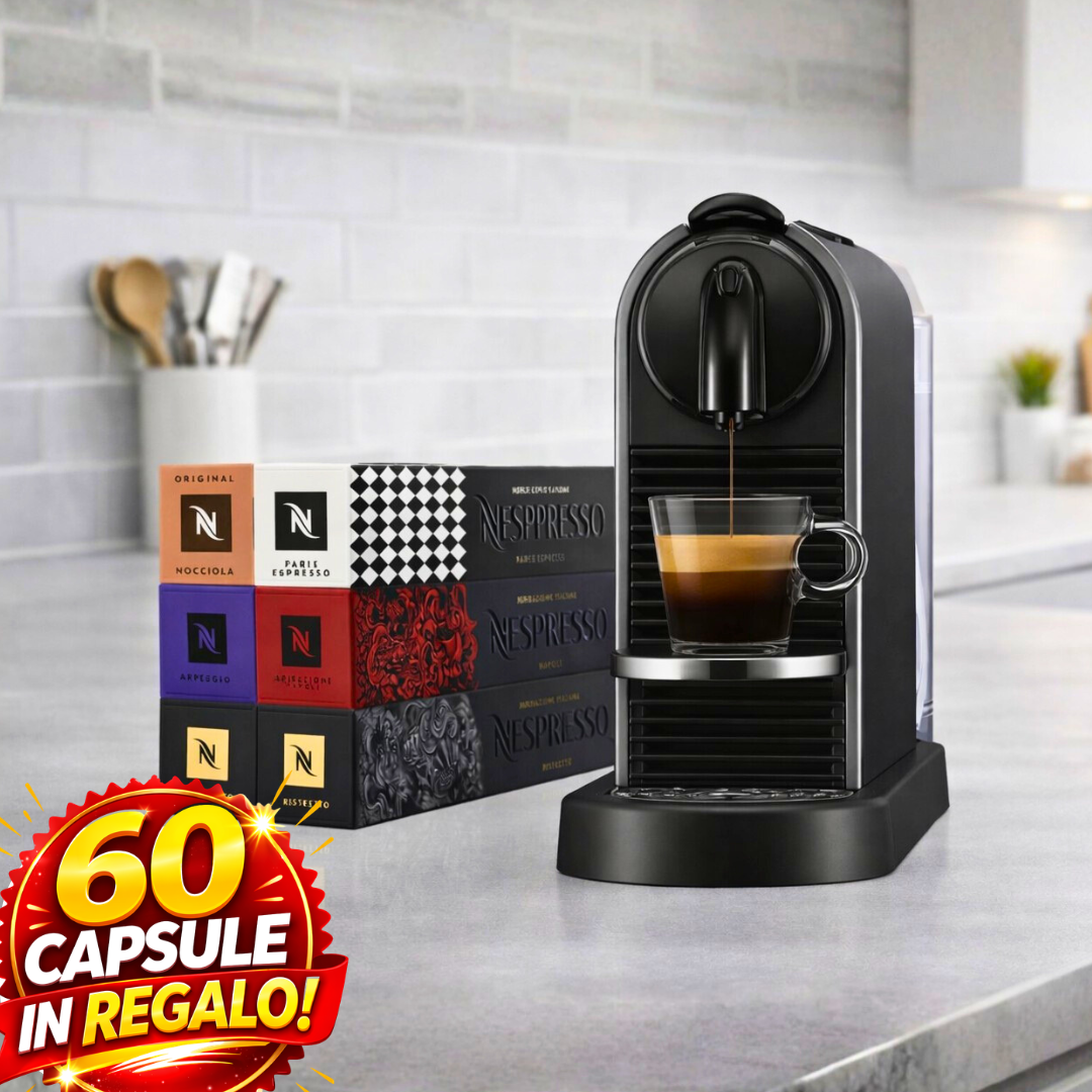 Nespresso Citiz Platinum Titan e 60 capsule